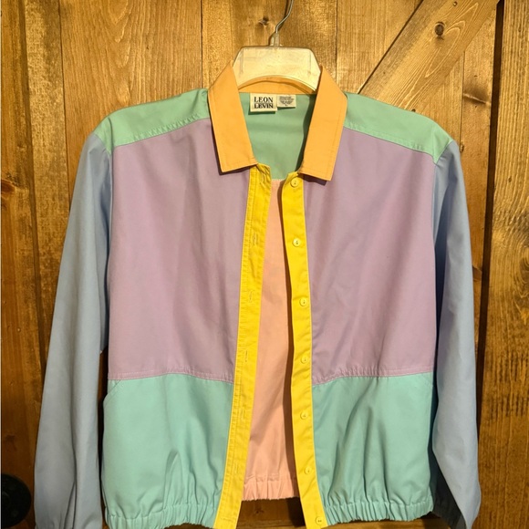 Leon Levin Other - Unisex Leon Levin Vintage 90’s Color Block Long Sleeve Button Up Shirt